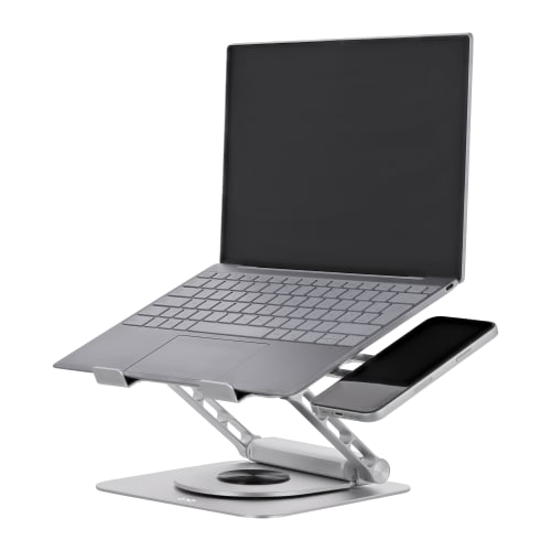 Support notebook ajustable à 360° avec hub 6en1 détachable - iClick4