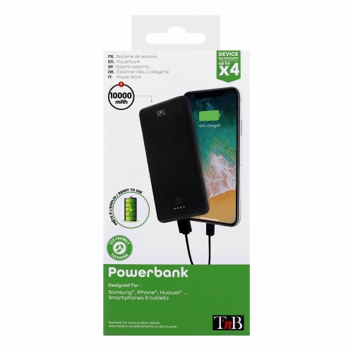 2 baterías externas USB de 10.000 mAh y 10 W5