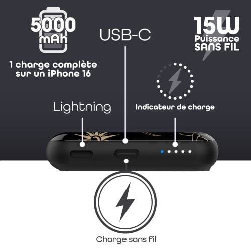 Batterie de secours 5000mAh compatible MagSafe - ASTRO EXCLUSIV5