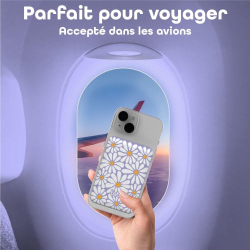 Batterie de secours 5000mAh compatible MagSafe - FLOWER EXCLUSIV6