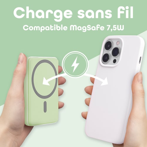 Banco de energía de 5000 mAh compatible con MagSafe4