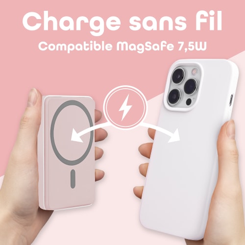 Banco de energía de 5000 mAh compatible con MagSafe4