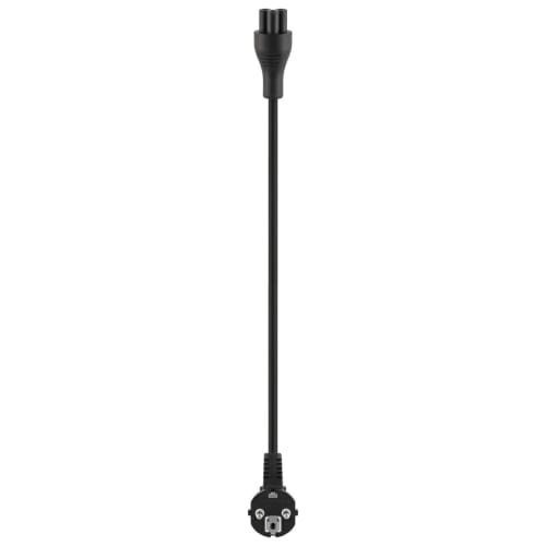 Power cable C5 female / Schuko angled male 2.5 m2
