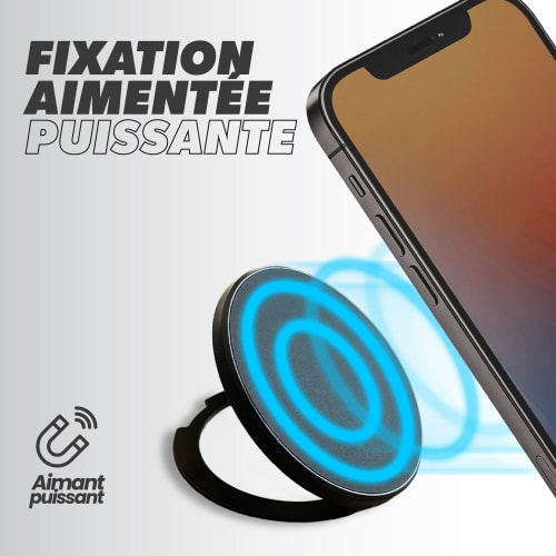 Soporte magnético para smartphone con anillo giratorio3