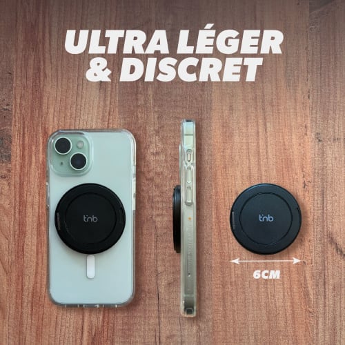 Soporte magnético para smartphone con anillo giratorio6