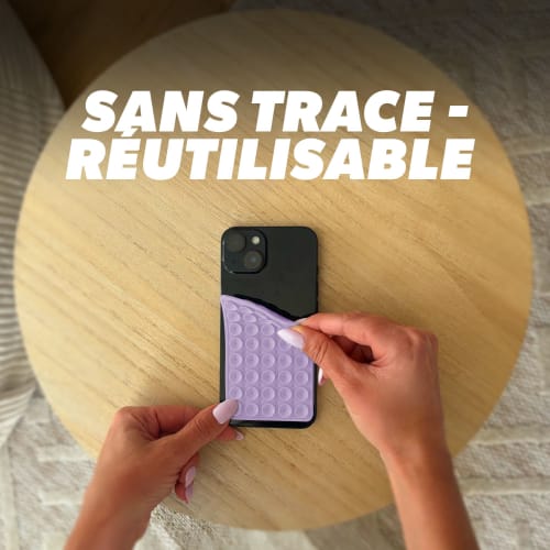 Support smartphone ventouse – Pack de 3 (Lavande, Rose, Turquoise)5