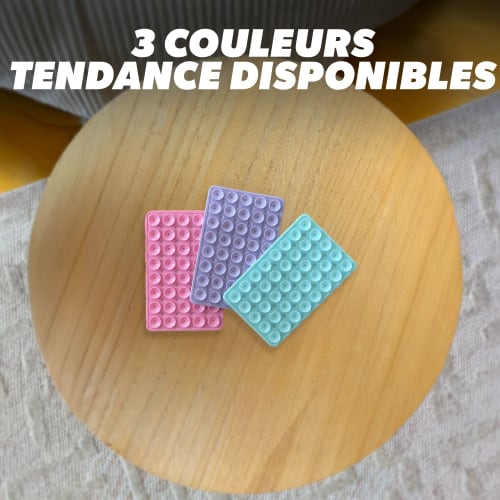 Support smartphone ventouse – Pack de 3 (Lavande, Rose, Turquoise)6