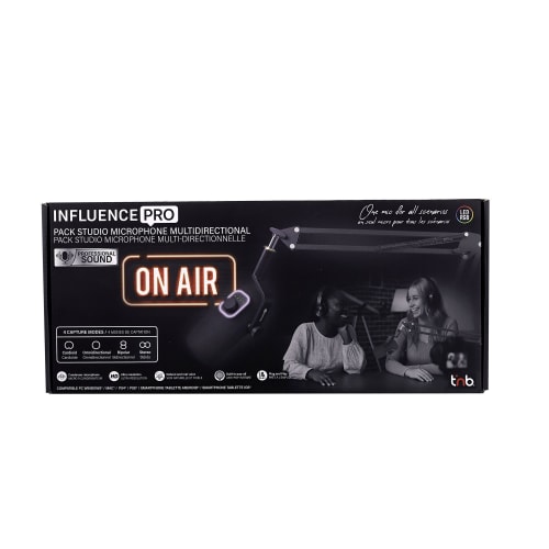 Pack microphone multi-directionnel qualité studio – INFLUENCE PRO7