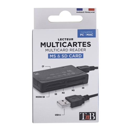 Lecteur de cartes mémoire universel USB 2.06