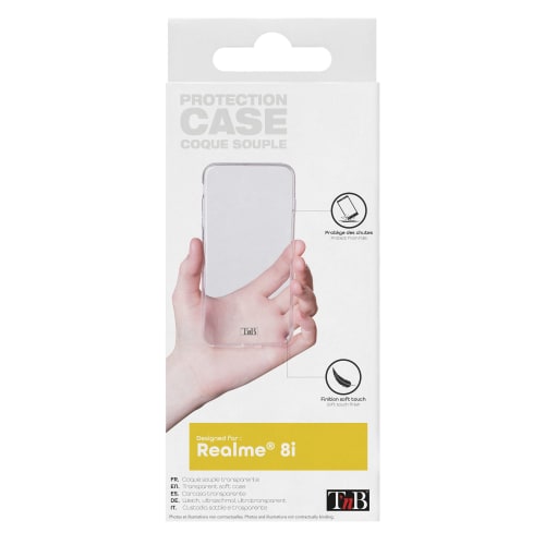 Coque souple transparente pour Realme 8i