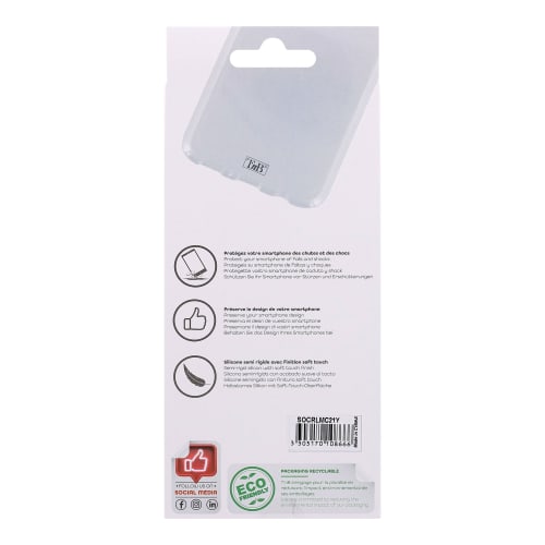 Transparent soft case for Realme C21 Y2