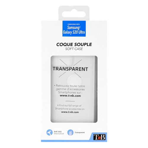 Coque souple transparente pour Samsung Galaxy S20 Ultra3
