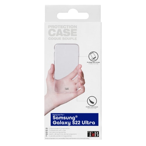 Coque souple transparente pour Samsung Galaxy S22 Ultra2