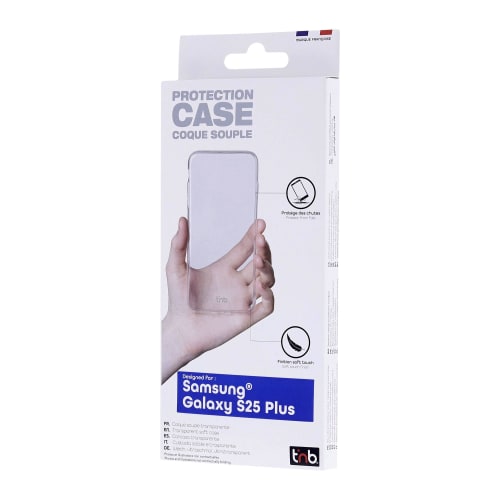 Coque souple transparente pour Samsung Galaxy S25 Plus2