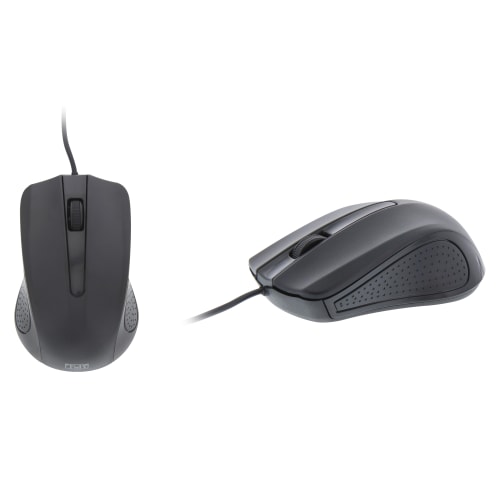 Souris filaire compacte SHARK noire1