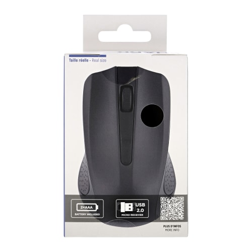 Souris sans fil SHARK noire9