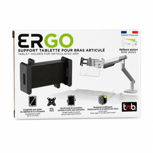 Support tablette universel VESA 75x75 - Noir7
