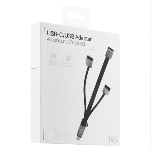 Adaptador USB-C (Tipo C) a 3 puertos USB-A 3.04