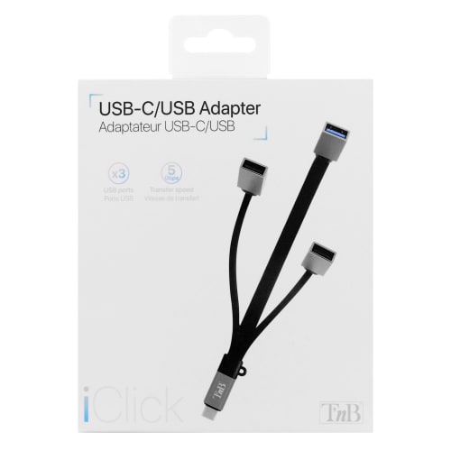Adaptador USB-C (Tipo C) a 3 puertos USB-A 3.05