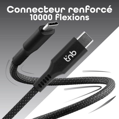 Câble USB-C vers USB-C gaine magnétique5