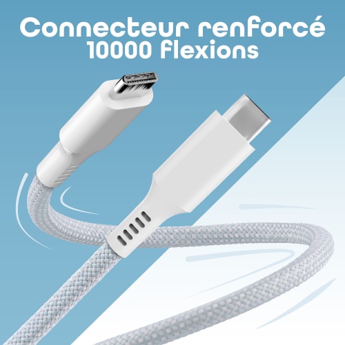 Câble USB-C vers USB-C gaine magnétique5