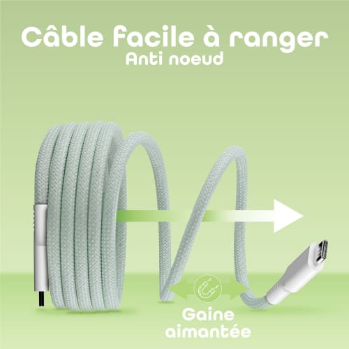 USB-C to USB-C Cable Magnetic Sheath3
