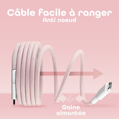 USB-C to USB-C Cable Magnetic Sheath3