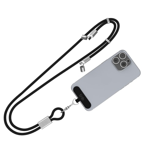 Câble tour de cou USB-C vers USB-C 60W – 2-en-1 Noir1