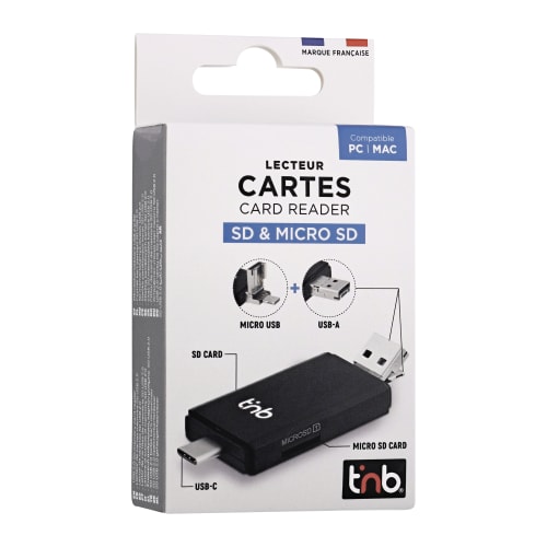 Lecteur 3 en 1 carte SD et micro SD6