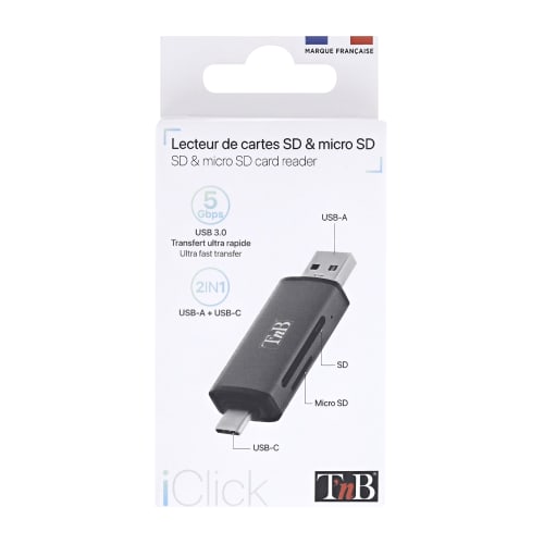 Lecteur USB 3.0 de carte SD & micro SD7