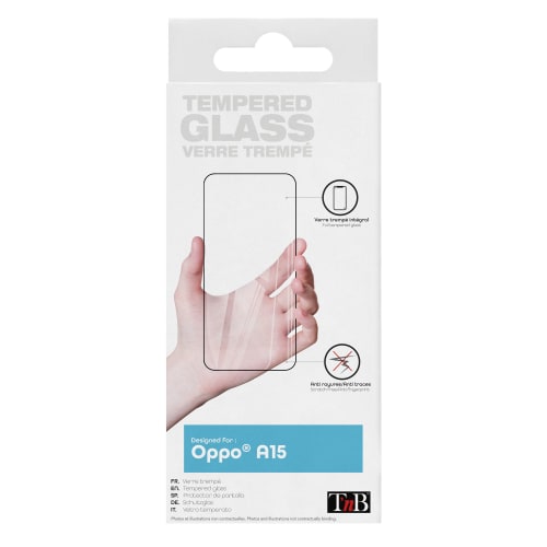 Full Cover Tempered Glass Screen Protector for Oppo A15