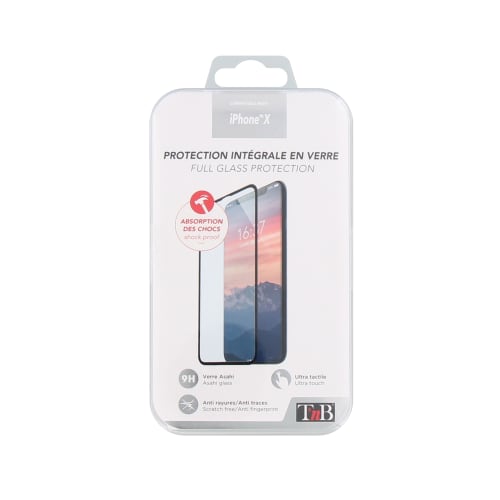 Protection intégrale en verre trempé pour iPhone X.2