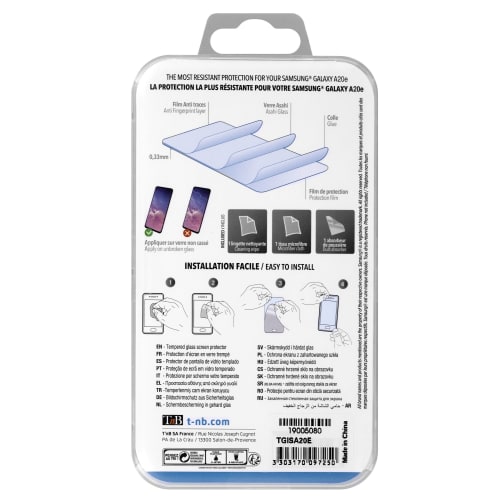 Full Cover Tempered Glass Screen Protector for Samsung Galaxy A20E3