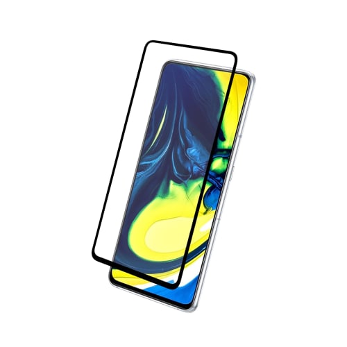 Full coverage tempered glass screen protector for Samsung Galaxy A90 and A801