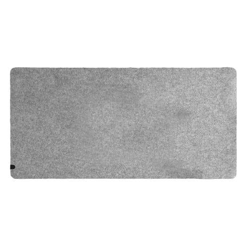 Alfombrilla de escritorio de fieltro premium 80x40cm - gris1