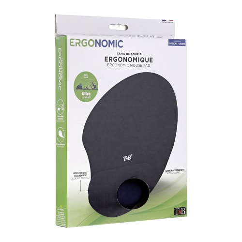 Ergonomic Mouse Pad with Wrist Rest Blue3