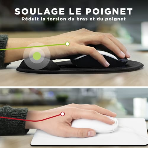 Ergonomic Mouse Pad with Wrist Rest Black5