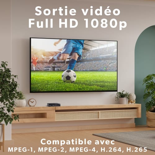 Full HD TNT2 Decoder – Enjoy TV like never before!3