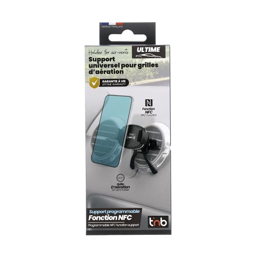 Support mâchoire pour grille d'aération NFC carbone3