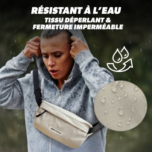 Sac Banane Blanc 4 L - Résistant à l'eau5