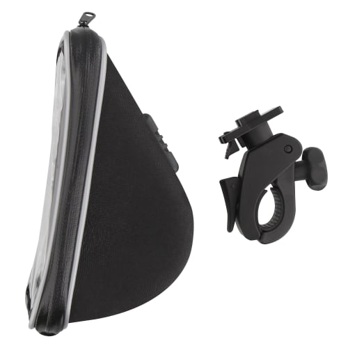 Soporte de manillar cerrado para smartphone y almacenamiento.2