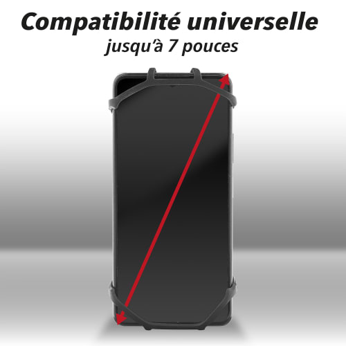 Detachable rotating bicycle/scooter smartphone holder3