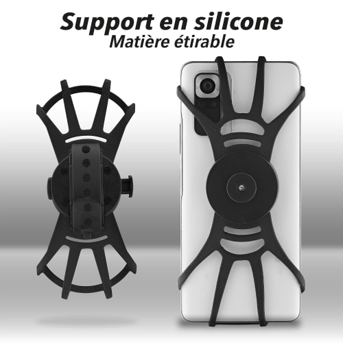 Detachable rotating bicycle/scooter smartphone holder5