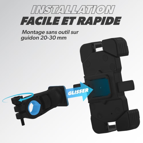 Soporte para smartphone reforzado con bloqueo automático - universal para bicicleta/scooter6