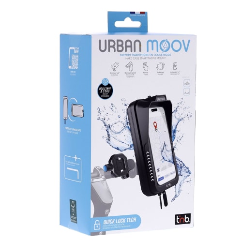 Support smartphone en coque rigide résistant à l'eau avec système QUICK LOCK - universel vélo / trottinette5
