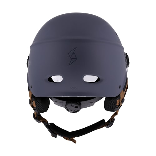 Protective helmet with detachable visor and earmuffs - NAVY BLUE SIZE M3