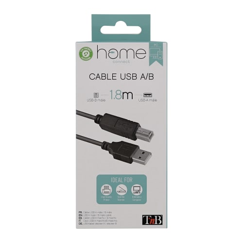 Cable USB A macho / USB B macho 1,8m5