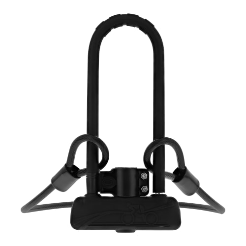 U lock with cable for bike scooter