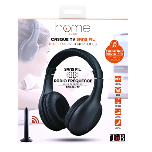 RF Wireless TV Headphones