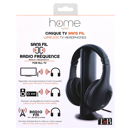 Radio frequency headphones for tv sale